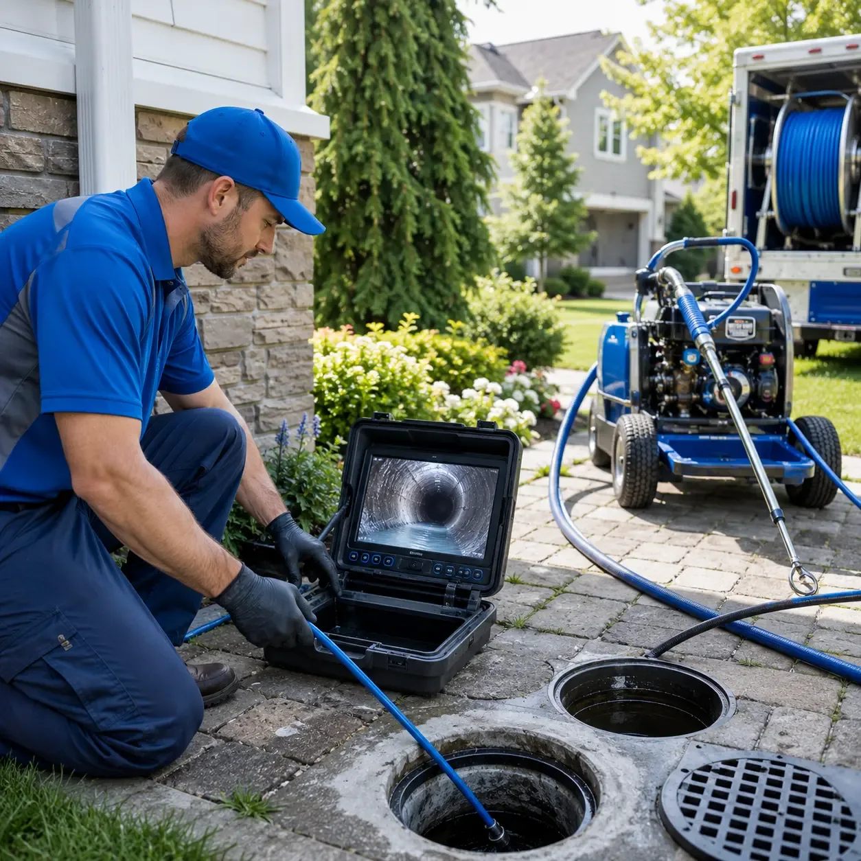 Outdoor drain cleaning professionals serving Kodak, TN