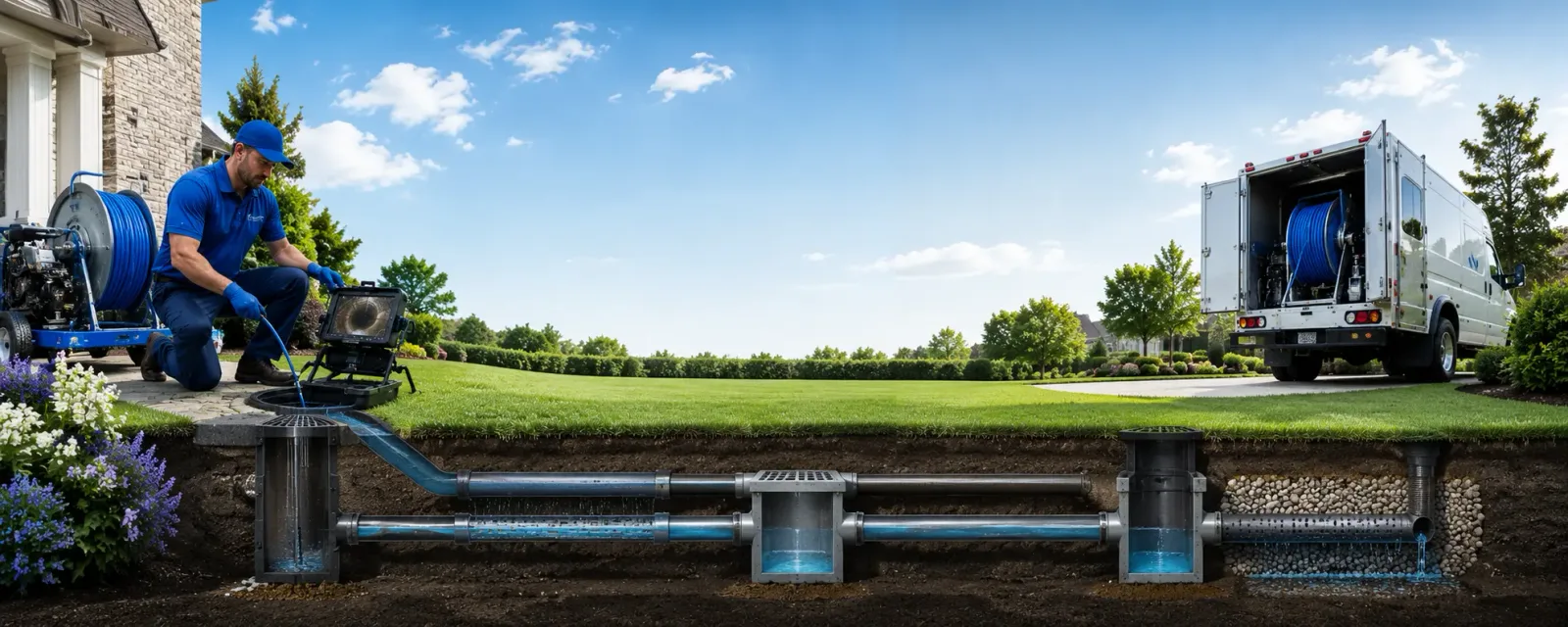 Outdoor drain cleaning information for Kodak, TN